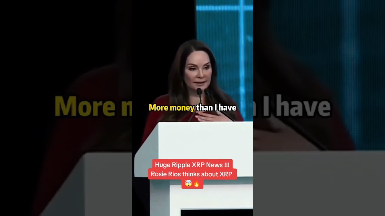 Rosie Rios, 43rd Treasurer of the United States. Now works for Ripple!#crypto #cryptocurrency #xrp