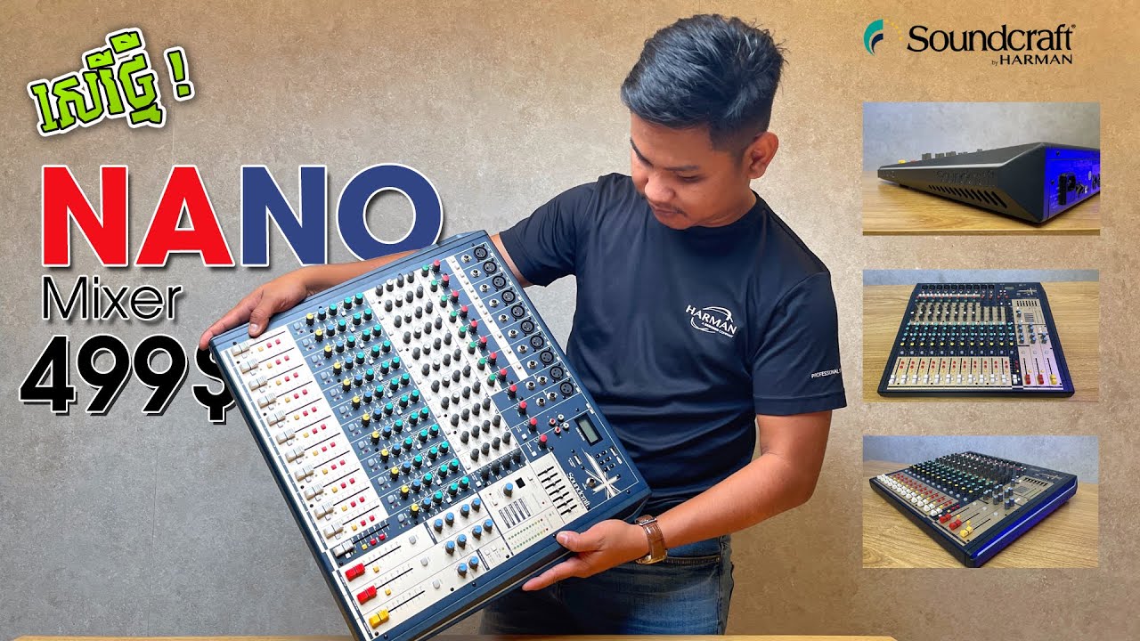 Mixer Soundcraft NANO M16