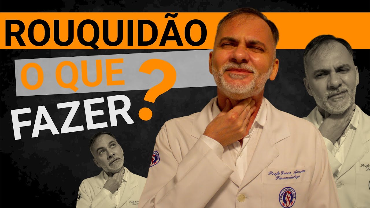&ldquo;Como acabar com a Rouquid&atilde;o?  - Geov&aacute; Amorim (Fonoaudi&oacute;logo) &ldquo;
