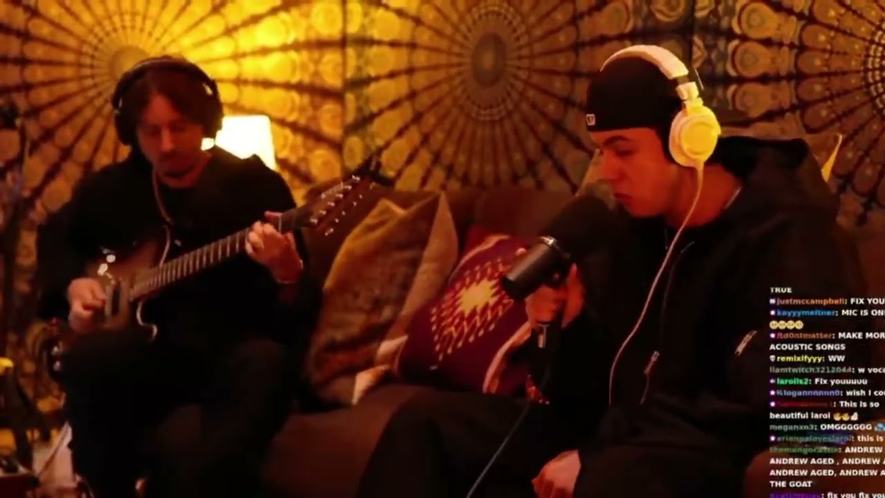 THE KID LAROI PERFORMING &ldquo;A COLD PLAY&rdquo; w/ANDREW AGED ON STREAM