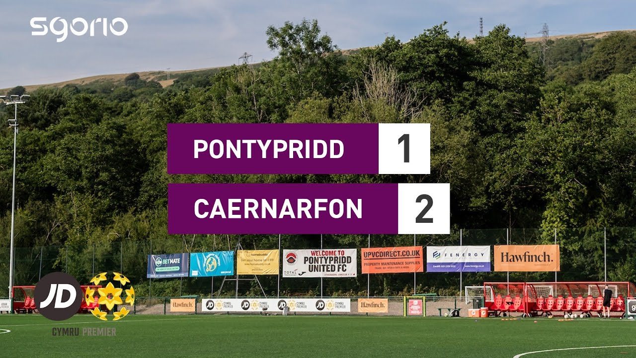 Uchafbwyntiau | Highlights: Pontypridd 1-2 Caernarfon | JD Cymru Premier