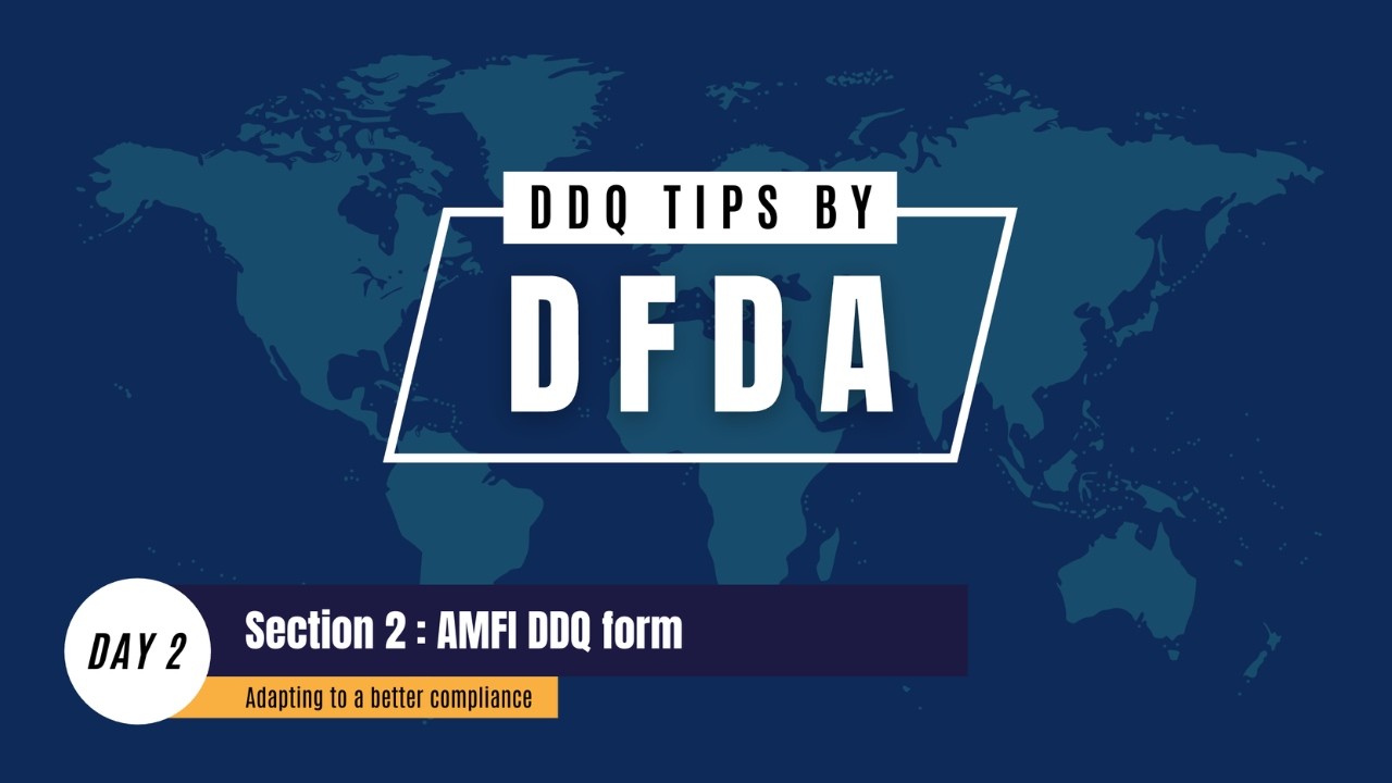 DDQ Training Chapter 2 : DFDA Group