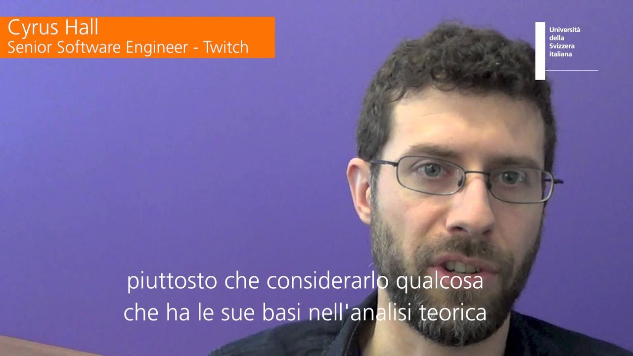 Informatics alumni Cyrus Hall - Senior Software Engineer at Twitch