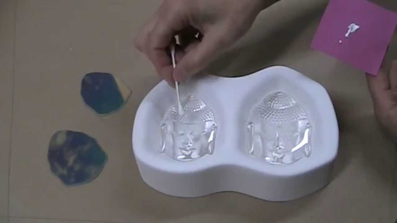 Making Dichroic Buddha Faces w/ Colour de Verre molds