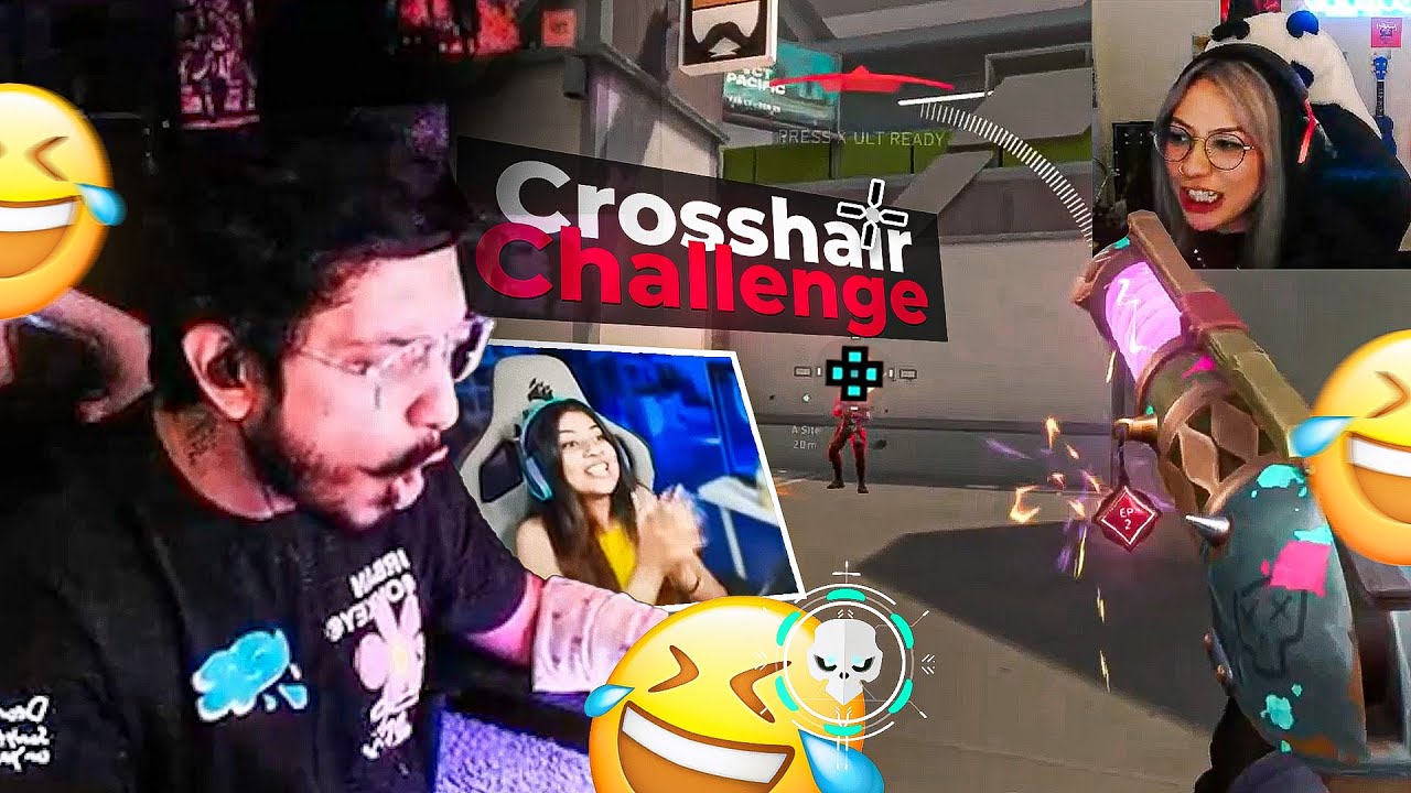 Valorant RANDOM CROSSHAIR ➕ Challenge 🤯 ( Hilarious Reactions 🤣 ) | Funny Highlights