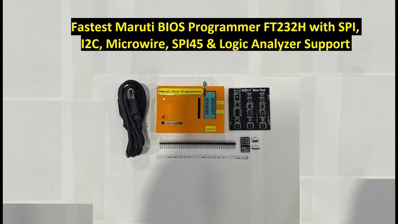 Fastest Maruti BIOS Programmer FT232H with SPI, I2C, Microwire, SPI45 & Logic Analyzer Support