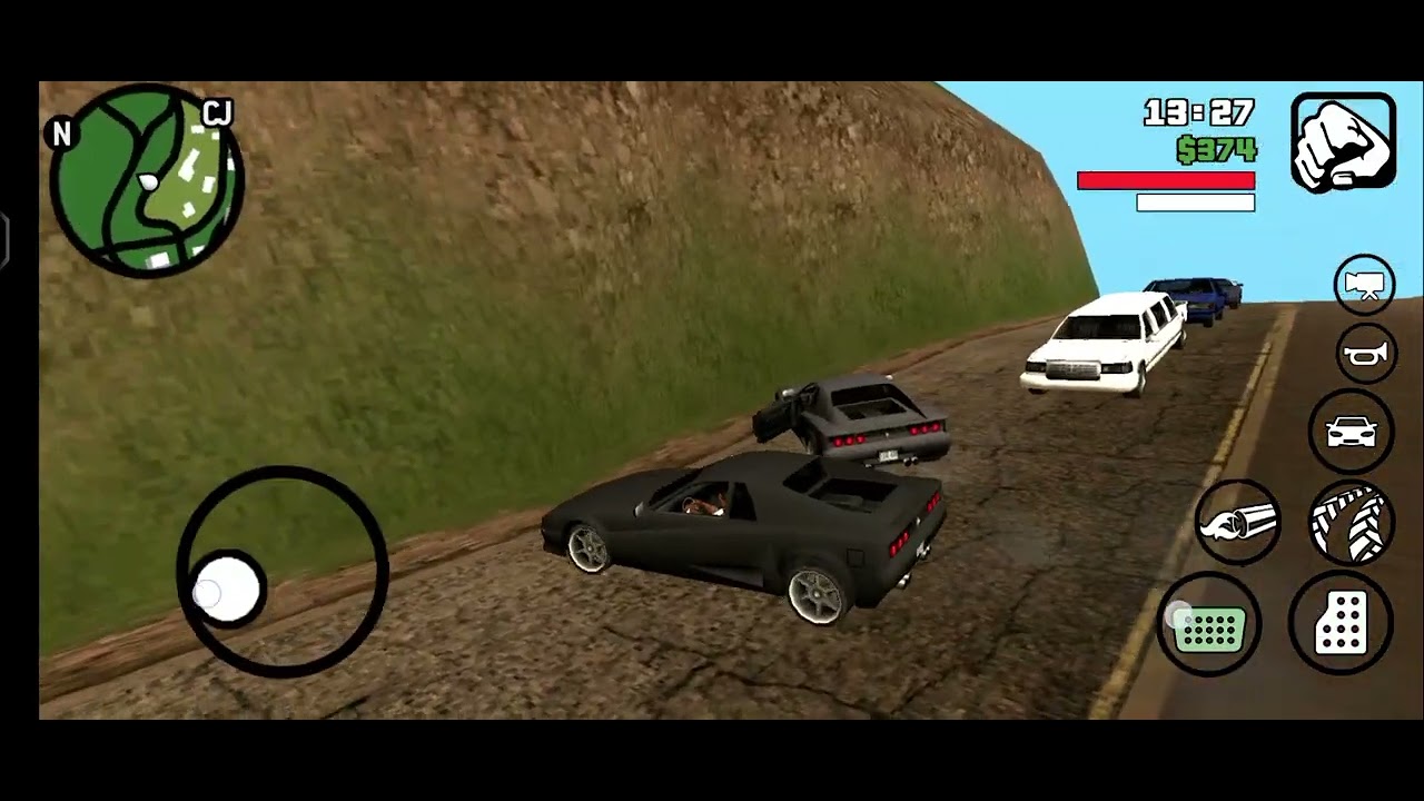 GTA San Andreas android Free Roam gameplay || GTA SA CLEO MOD ANDROID