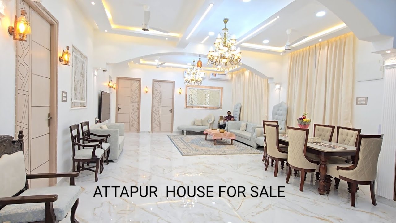HOUSE FOR SALE IN ATTAPUR || LUXURIOUS HOUSE FOR SALE HYDERABAD