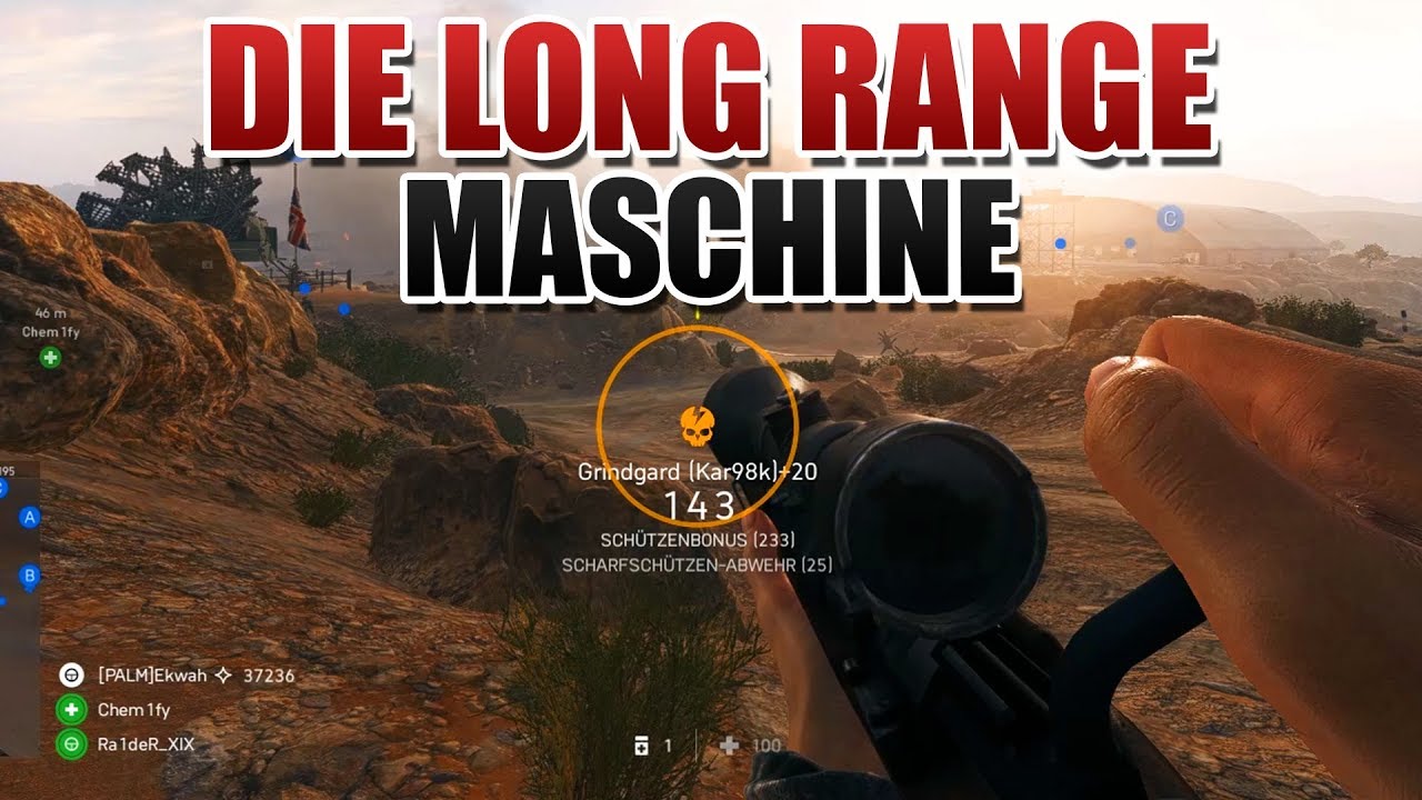 Lohnt sich die Rang 20 Sniper Waffe? Battlefield 5 Kar98k
