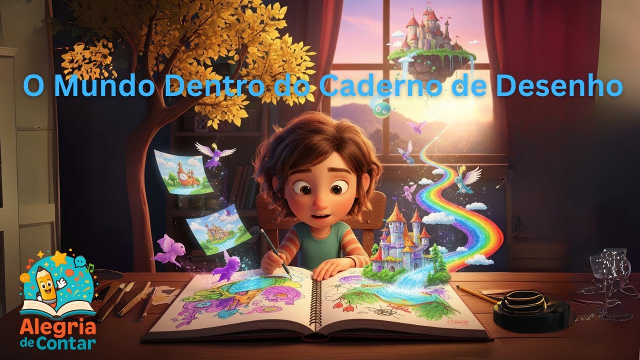 O Mundo Dentro do Caderno de Desenho - V30