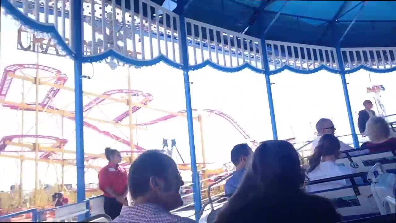 Tulsa State Fair 2016: Riding the Polar Express ride