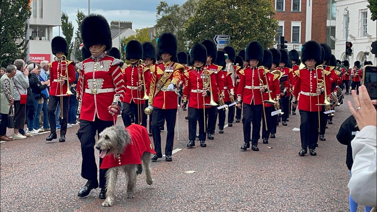 The Band of the Irish Guards - 125 year celebration parade - Bangor County Down - 6/9/25