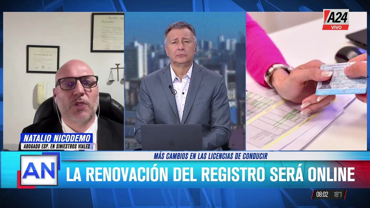 🔴 Más cambios en la licencia de conducir: la renovación del registro será online