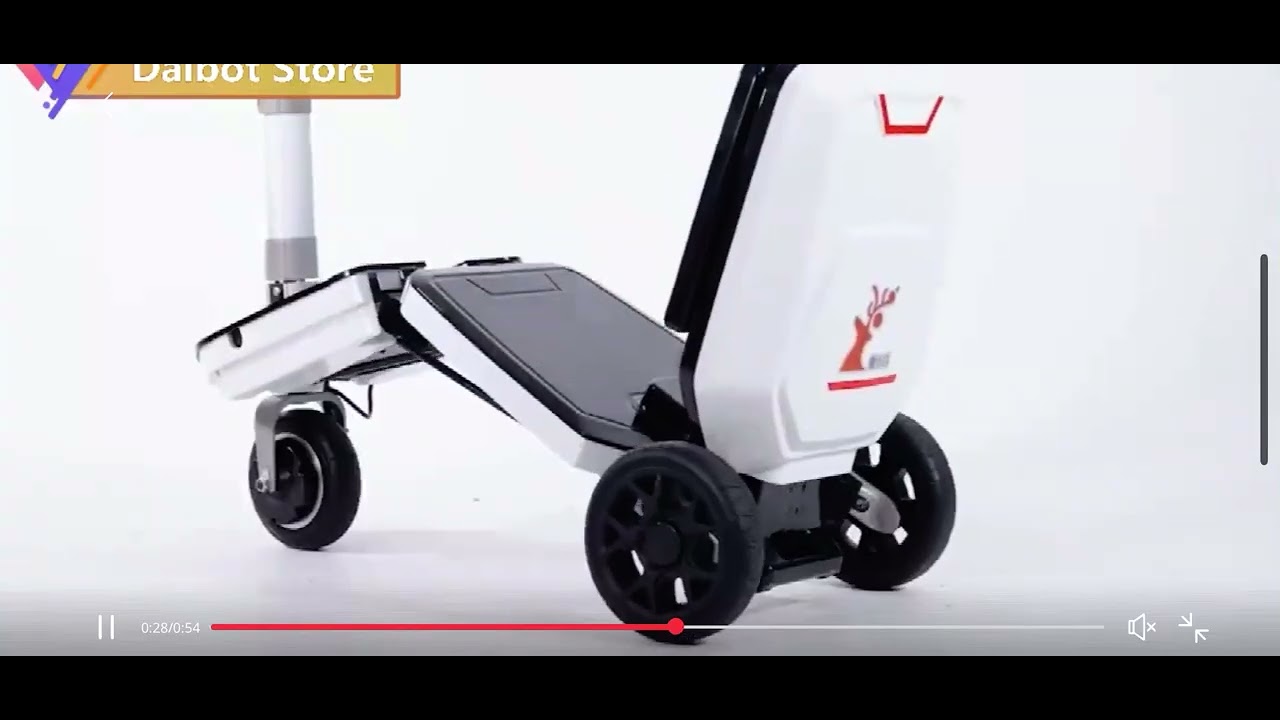 Fauteuil &eacute;lectrique Scooter pliable compact ultra-pratique