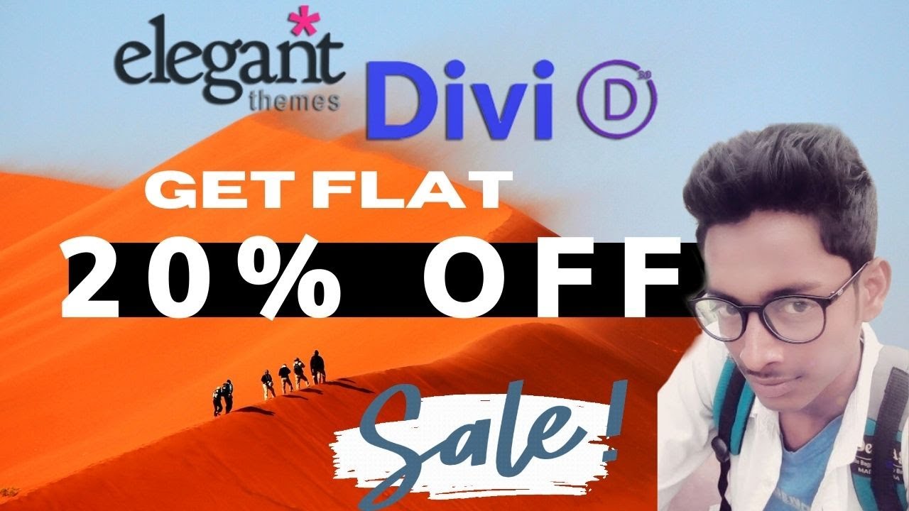 Divi Theme Discount Flat 20% OFF 💸 The Best Deal for Divi Elegant Themes!