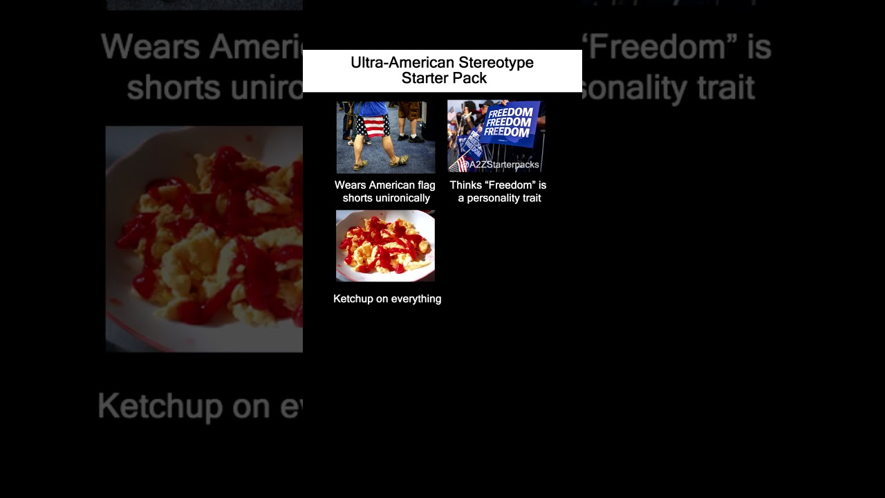 Ultra American Stereotype Starter Pack #usa