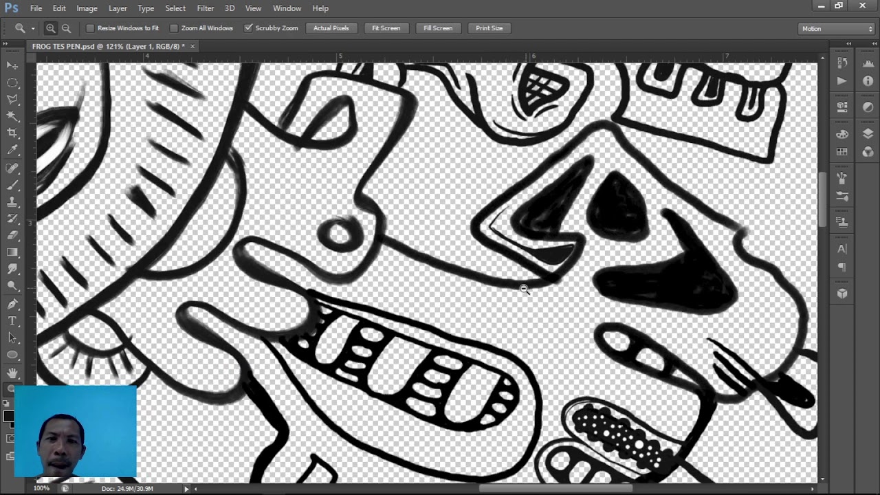 XP Pen G430s Speed Drawing on Photoshop