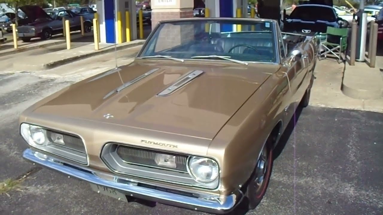 1968 PLYMOUTH BARRACUDA CONVERTIBLE - CHOICE OF ENGINES