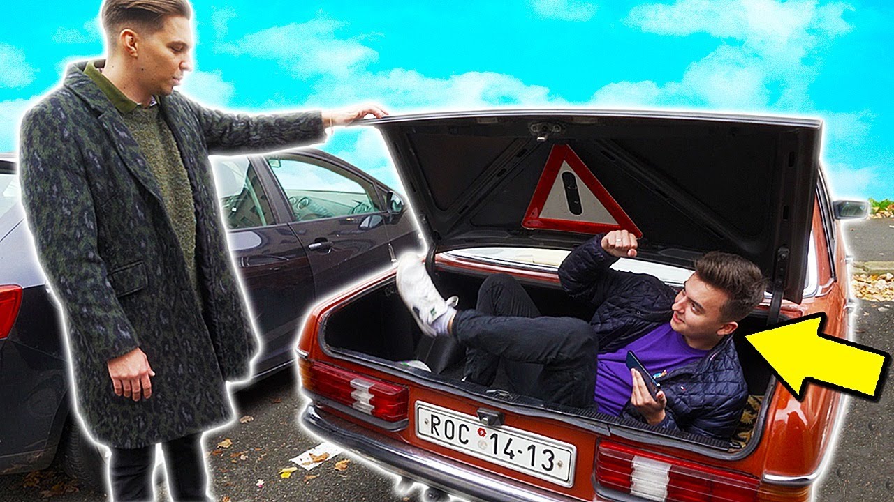 ZAVŘELI JSME VÍTKA V KUFRU A ZHEJTILI MU STUDIO 😂