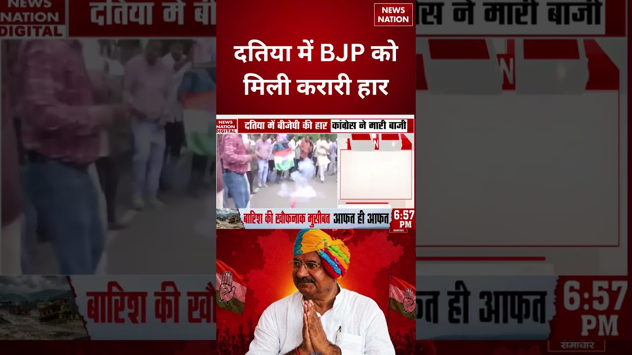 Datia By Election Result: दतिया में BJP को मिली करारी हार | MP Politics | Breaking