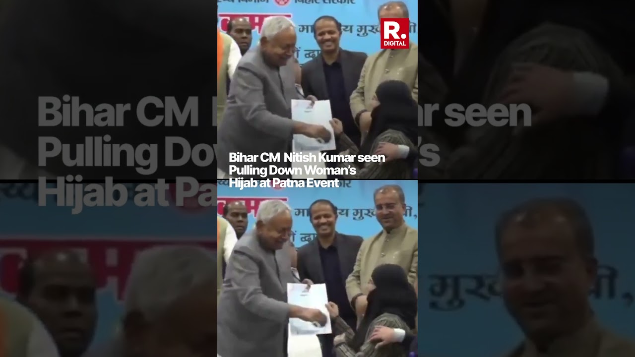 Nitish Kumar Faces Backlash Over Viral Hijab Video