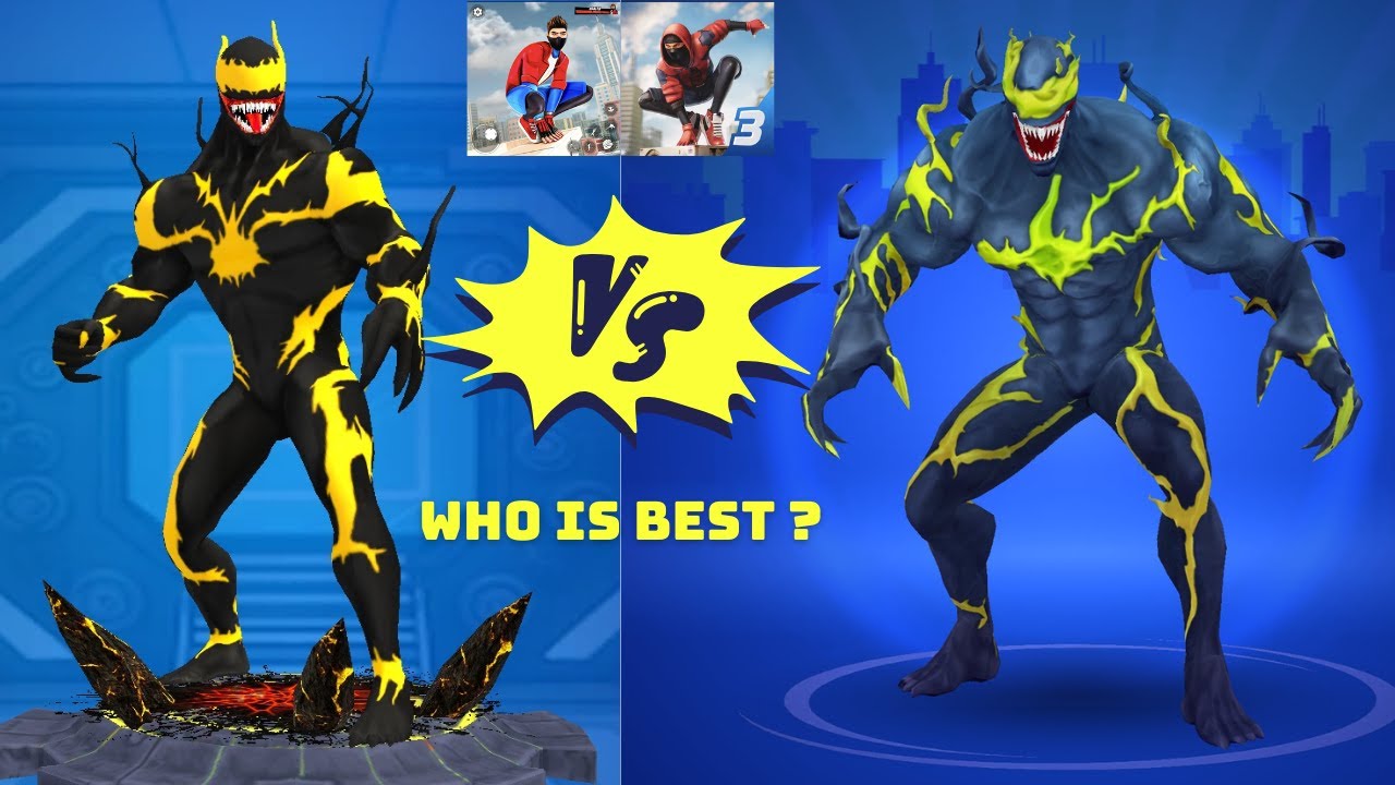 Spider fighter 3 Venom vs Spider Action Fighter Venom
