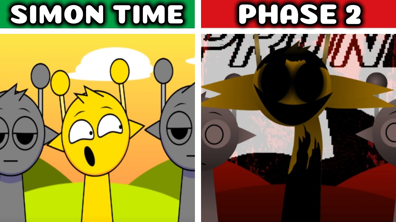 Incredibox Sprunki Simon Time &ndash; Phase 1 or Phase 2: Which One More Epic?