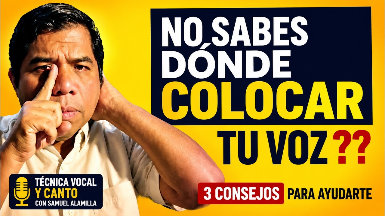 No sabes dónde COLOCAR tu VOZ?? 3 Consejos para ayudarte │ Clase de canto y técnica vocal