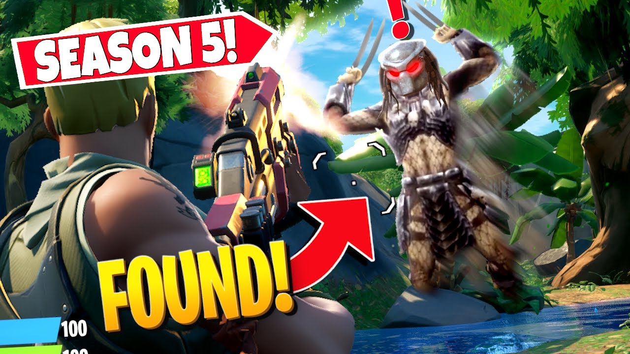 *NEW* FINDING PREDATOR *BOSS* IN-GAME IN FORTNITE! (Battle Royale)
