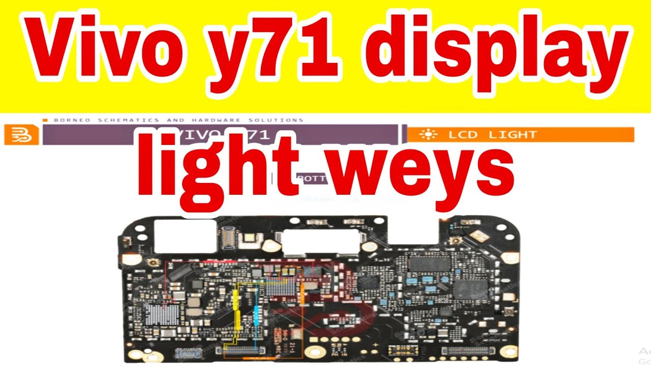 Vivo y71 display light problem solution// display light track