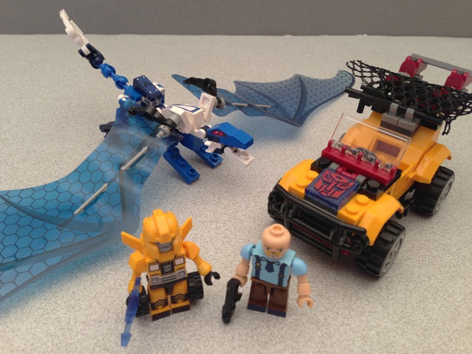 KRE-O BATTLE NET BUMBLEBEE TRANSFORMERS PLAY SET TOY REVIEW