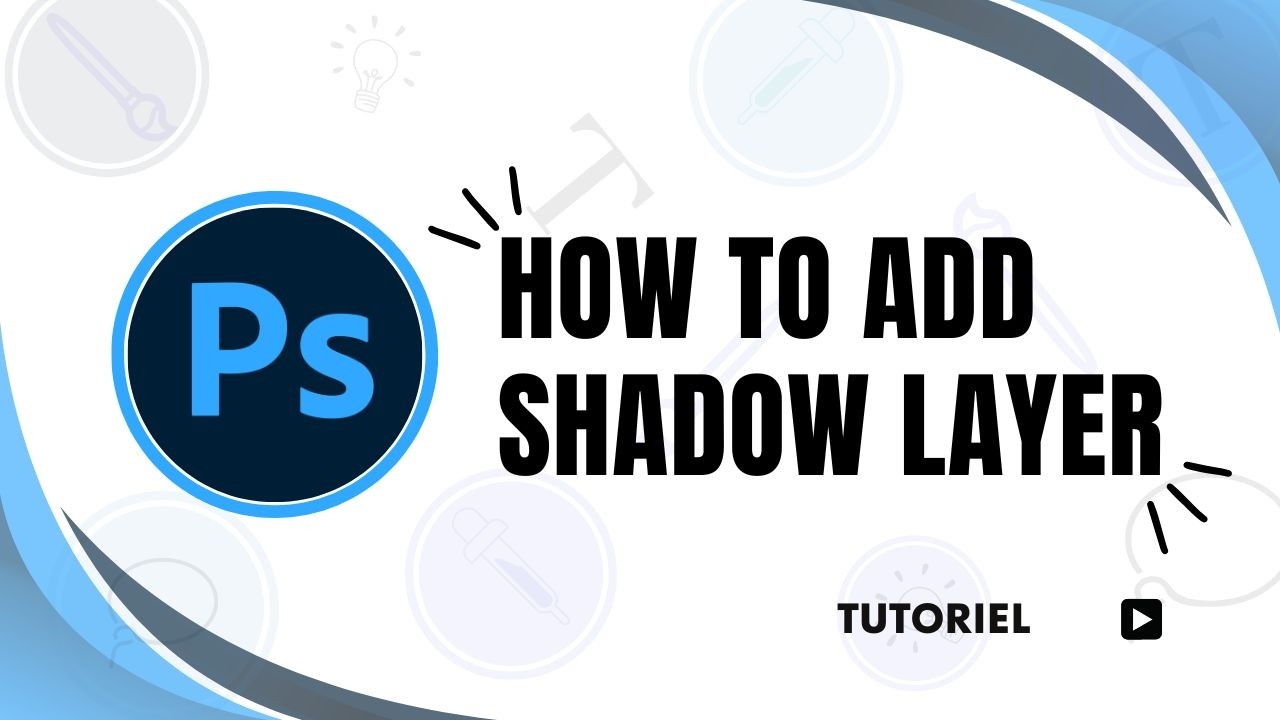 How to add shadow layer in Photoshop app