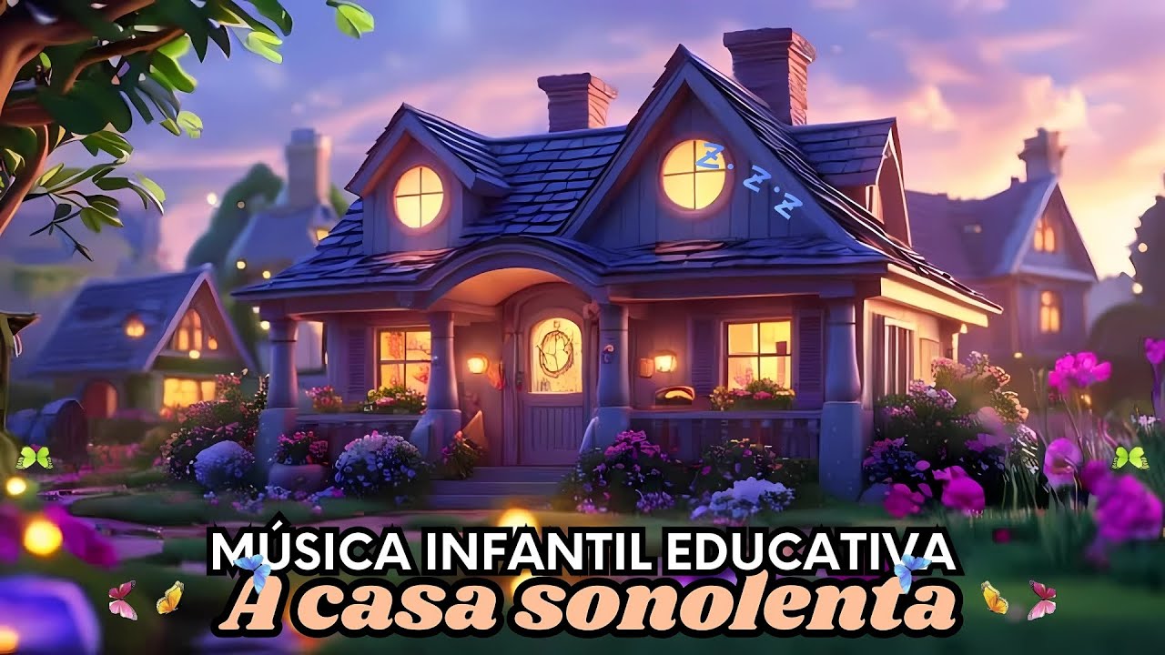 🏡 MÙSICA INFANTIL EDUCATIVA 🏡 A CASA SONOLENTA🏡