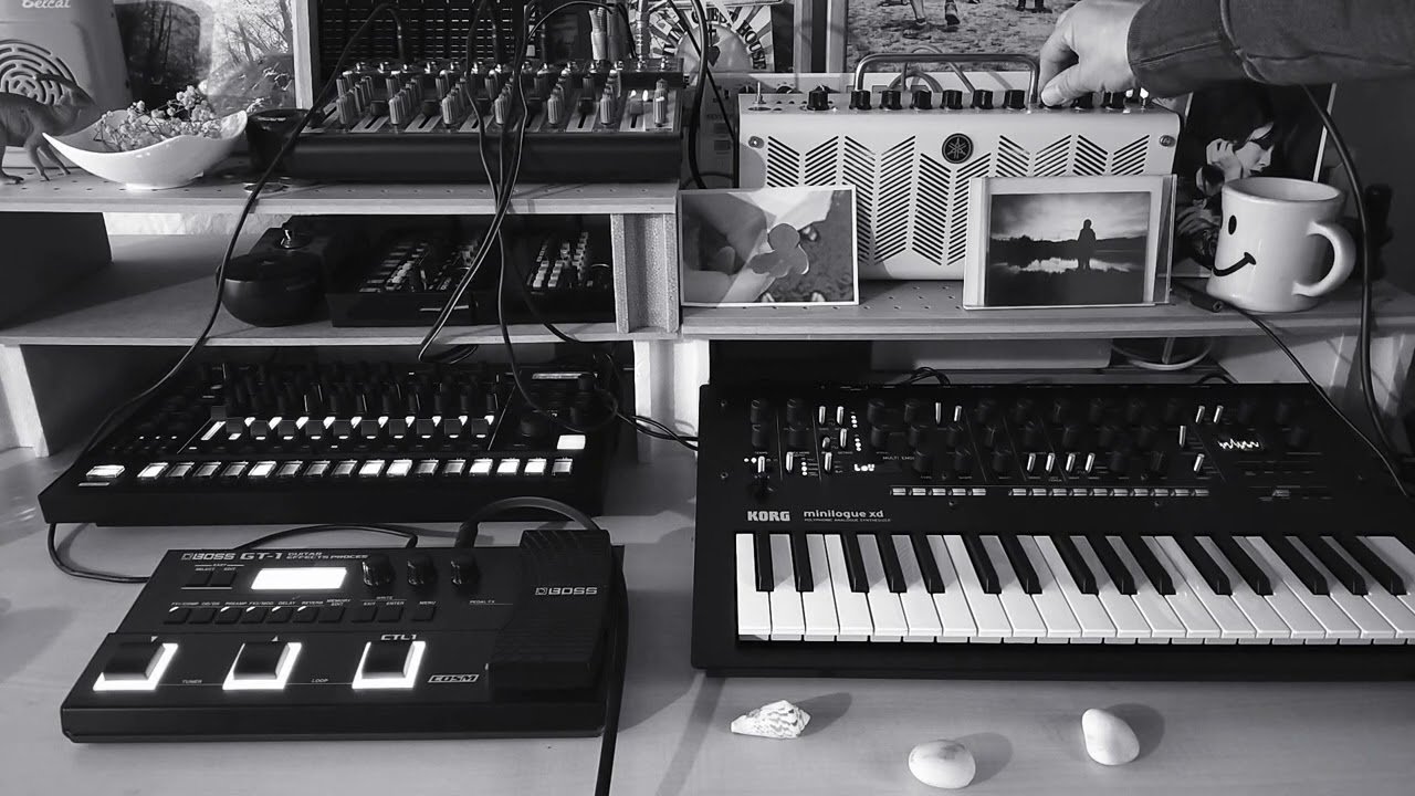 sound test // Gt1. looper  / tr8s , minilogue xd