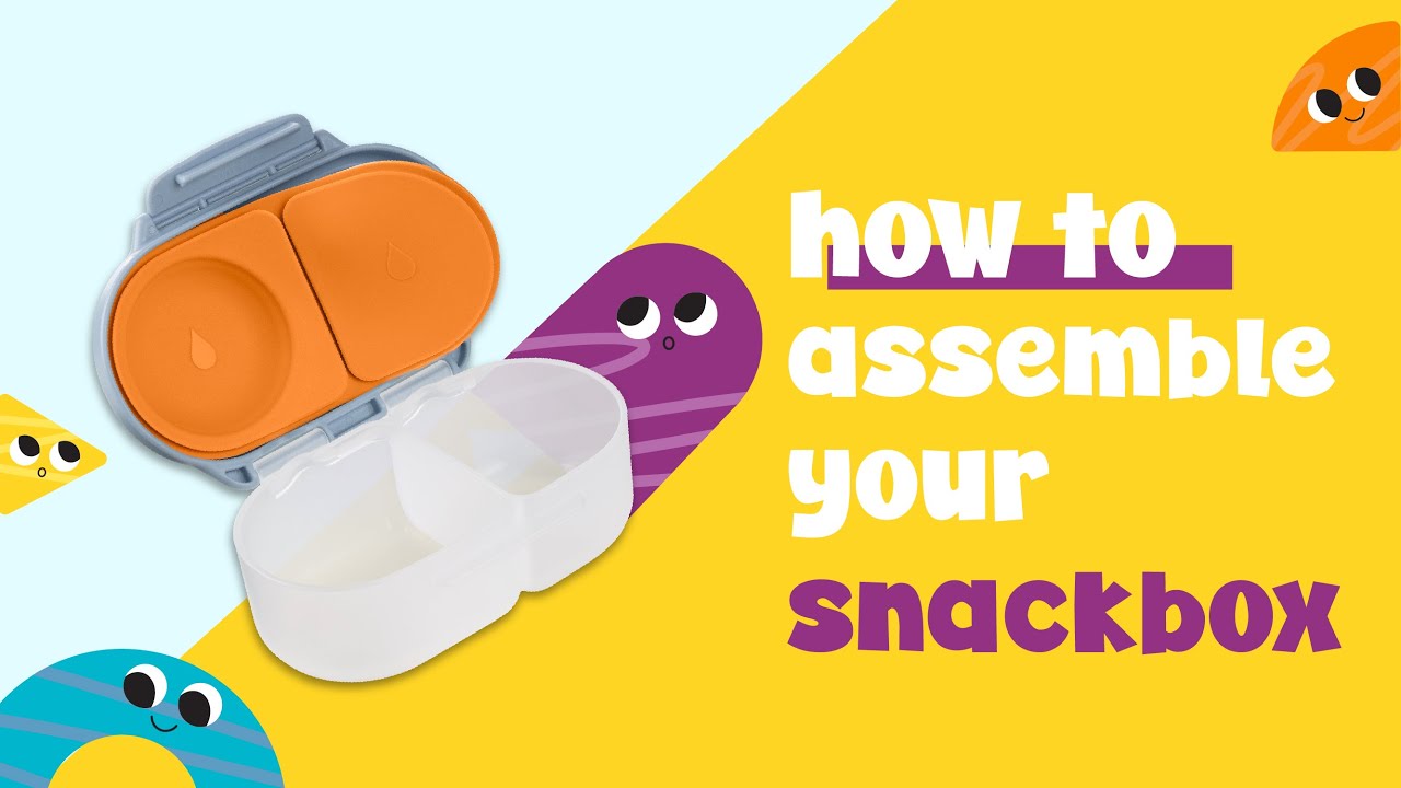 b.box x YOU - how to assemble your snackbox