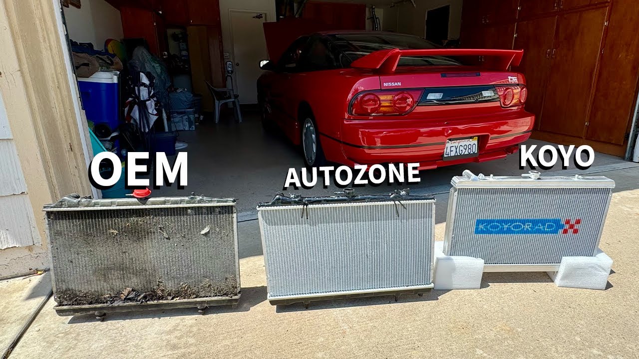 Why KOYORAD is the best (240SX radiator comparison and install)