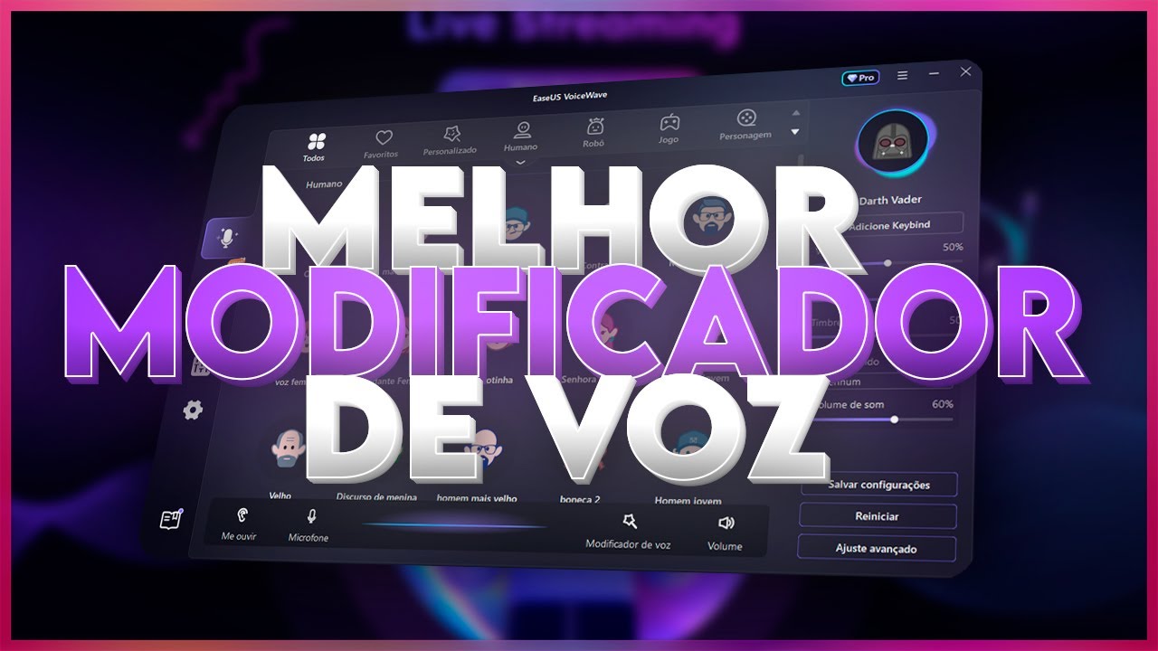MELHOR MODIFICADOR DE VOZ PARA YOUTUBERS E STREAMERS | TROCADOR DE VOZ