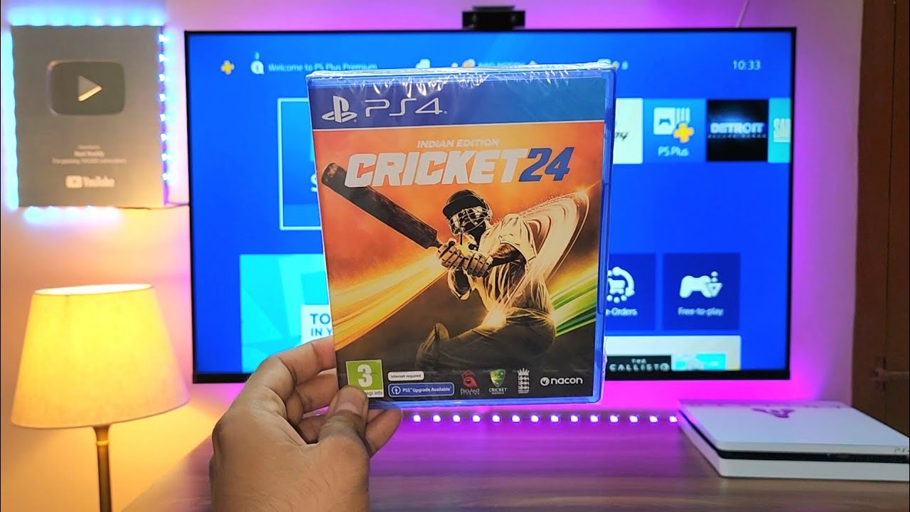 Игровой процесс CRICKET 24 (PS4 Slim)
