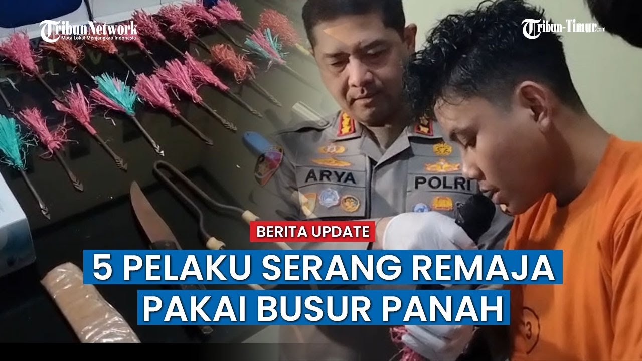 5 Pembusur Siswa SMP di Tamalanrea Makassar Ditangkap