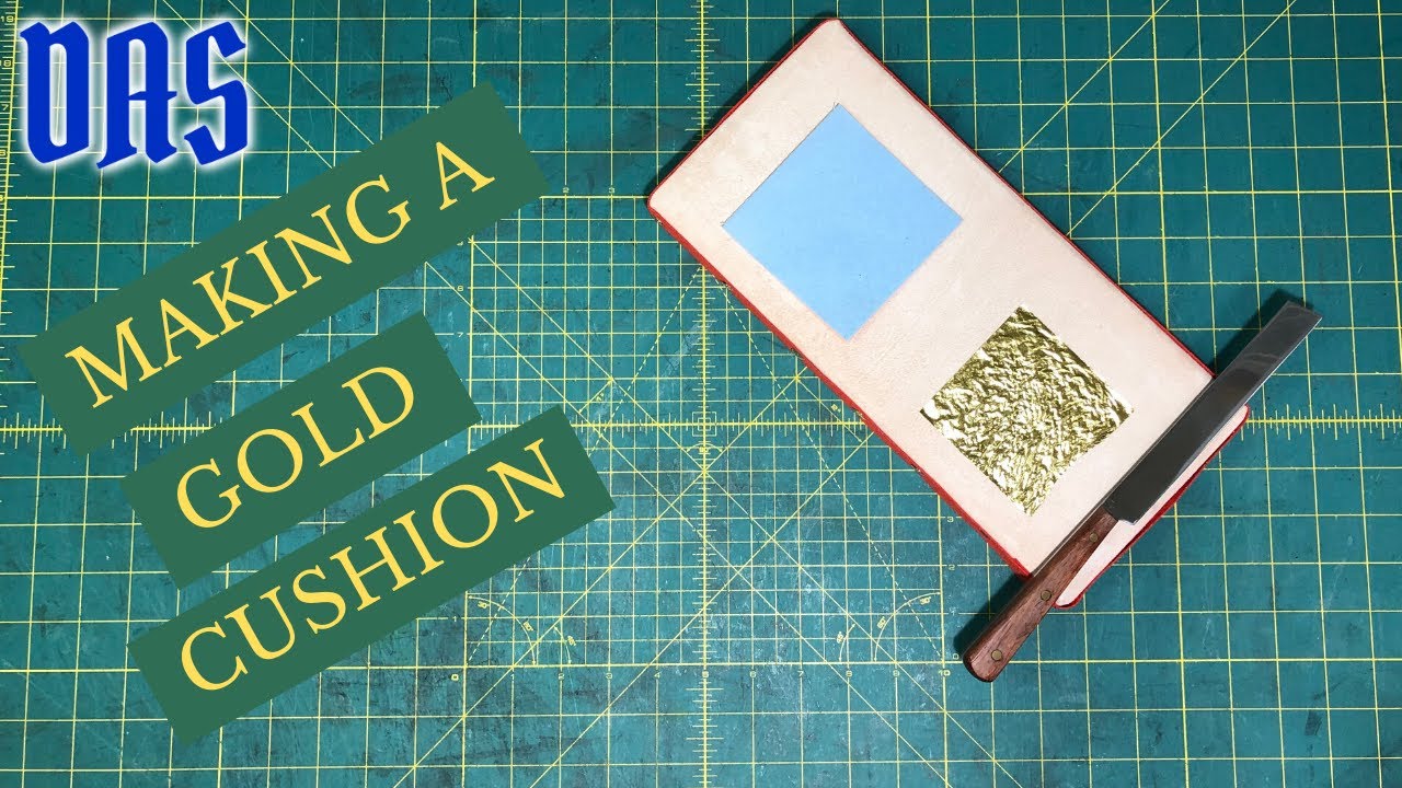 How to Make a Gold Cushion // Adventures in Bookbinding