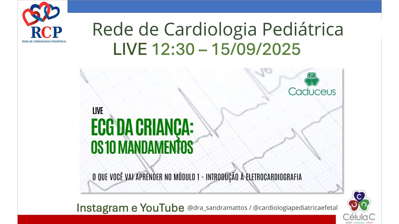 ECG DA CRIANÇA: OS 10 MANDAMENTOS  - O QUE VOCÊ VAI APRENDER NO MÓDULO 01