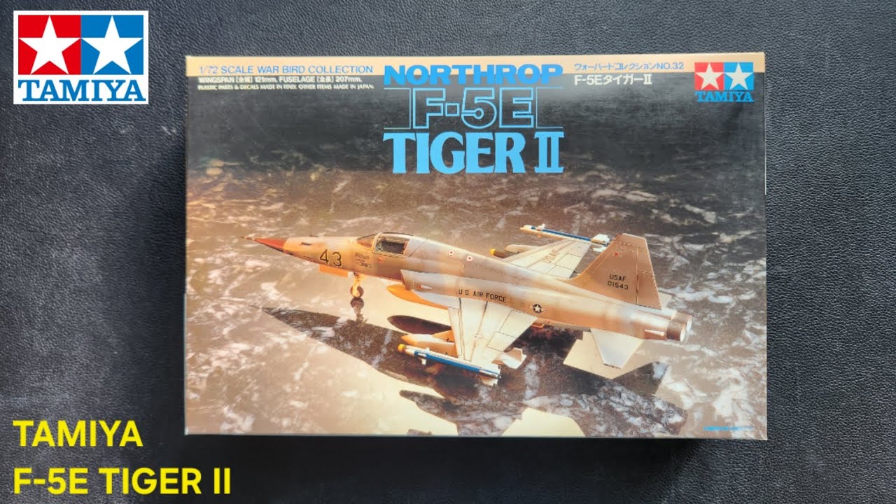TAMIYA 1/72 Northrop F-5E Tiger II | War Bird Collection No.32 Unboxing