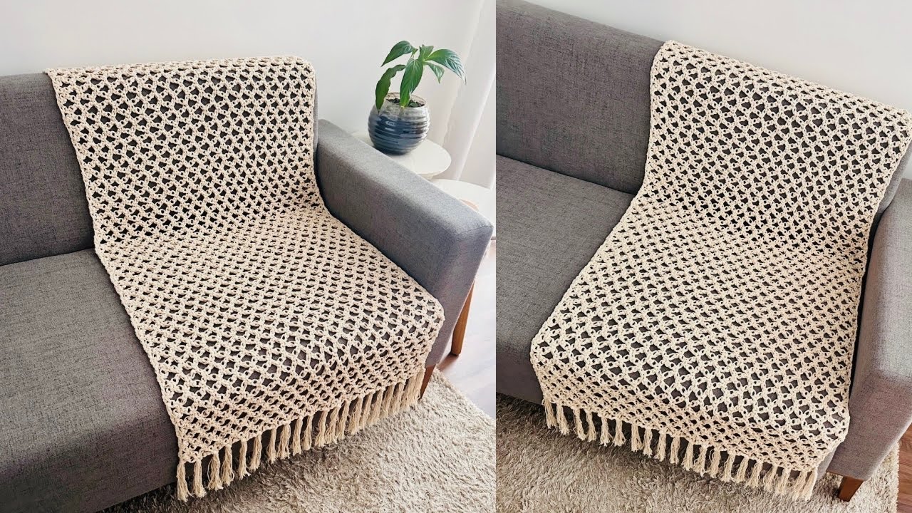 Manta Segredo de Croch&ecirc; por Sandra Brum | Tutorial Passo a Passo Completo
