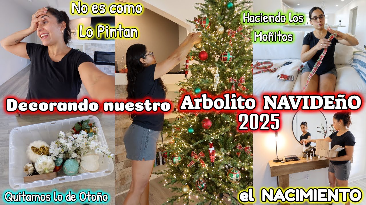 Decorando Nuestro ARBOL DE NAVIDAD🎄No es como Lo MUESTRAN en INTERNET😭🛜 -♡IsabelVlogs♡