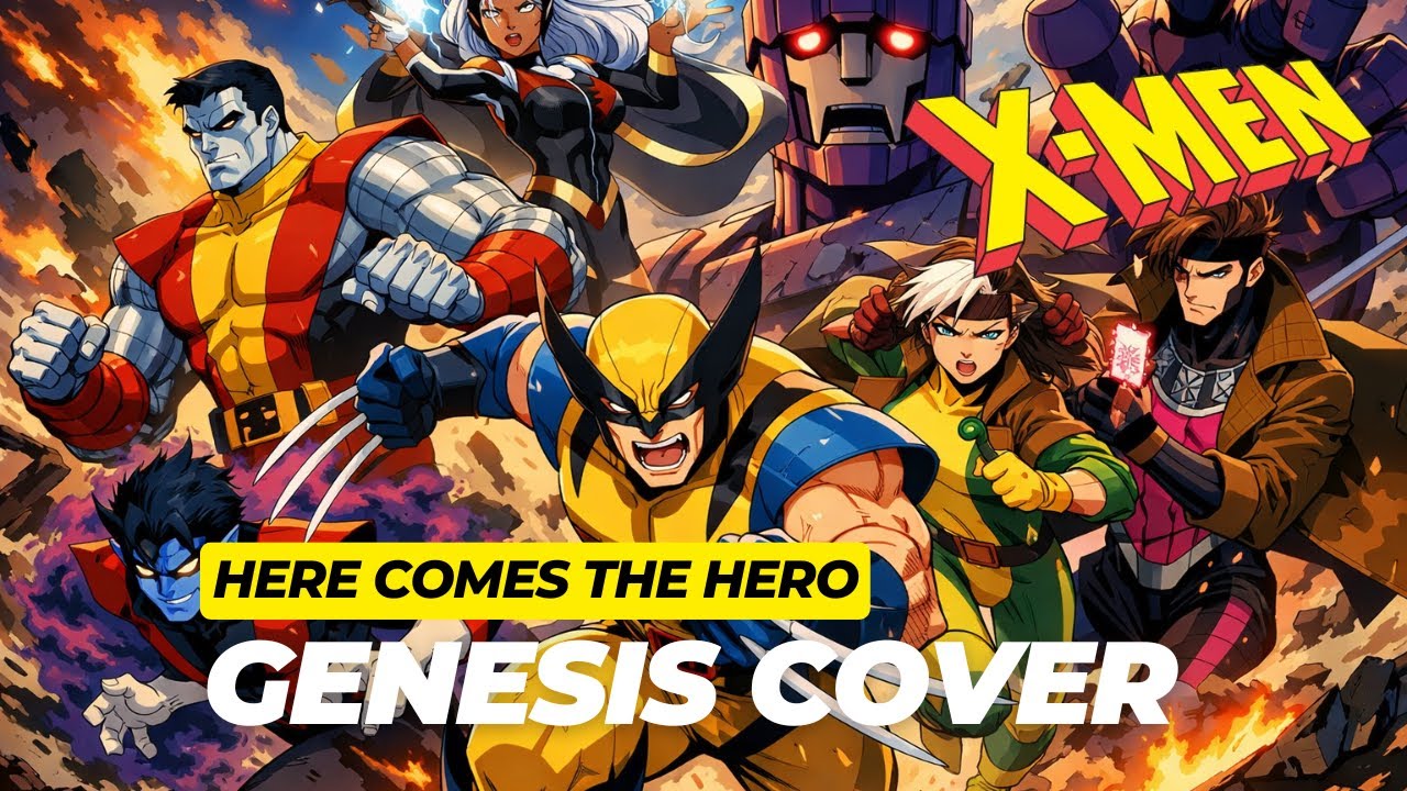 X Men: Here Comes The Hero [Sega Genesis / Mega Drive Cover]