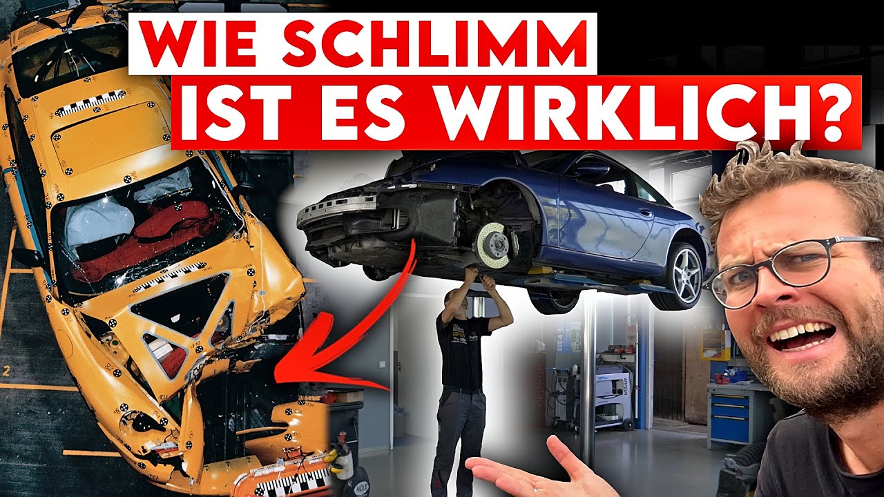 Bin ich BETROGEN worden?  Mein Unfall-Porsche 911 996 wird vermessen | Fahr doch