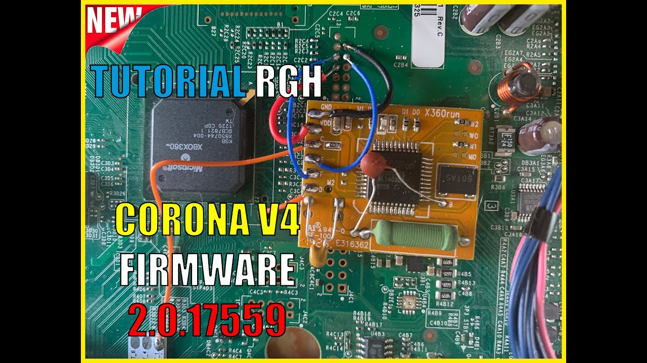 TUTORIAL XBOX 360 RGH Corona V4 Firmware 2 0 17559 0