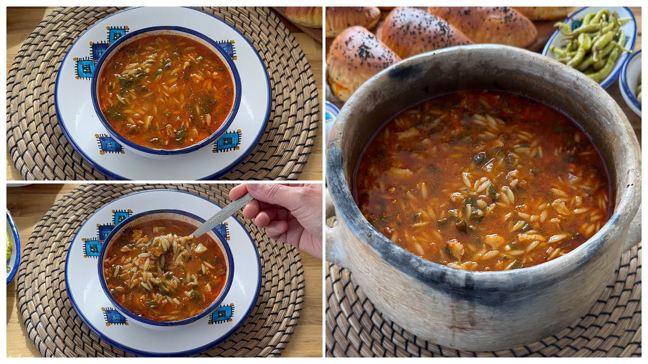 شربة لسان عصفور بالحوت بأسهل و ابسط طريقة بنك ولا اروع Chorba tunisienne au poisson 