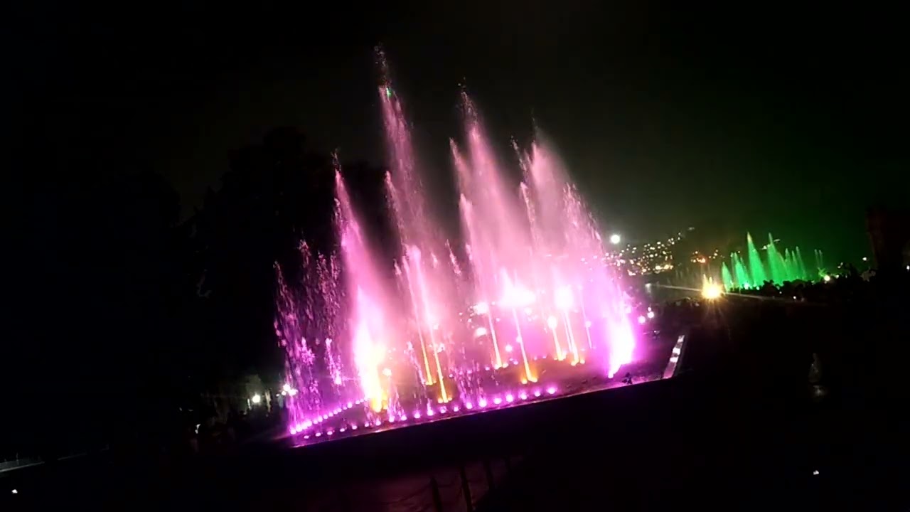 Musical fountain Brindavan garden #Mysore trip