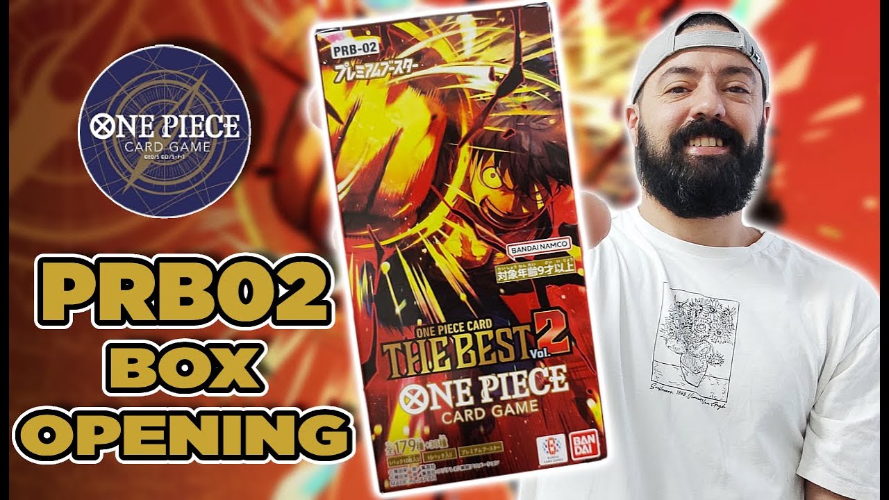 THE BEST VOL. 2! ABRO LA BOOSTER BOX DE PRB02, LA NUEVA COLECCIÓN DE ONE PIECE CARD GAME